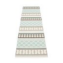 Pilkos spalvos/turkio spalvos lauko kilimas 70x270 cm Asta Pale Turquoise – Pappelina