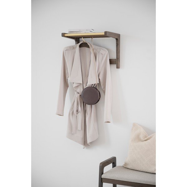 Tamsiai ruda sieninė kabykla iš ąžuolo Inverness - Rowico-image-3