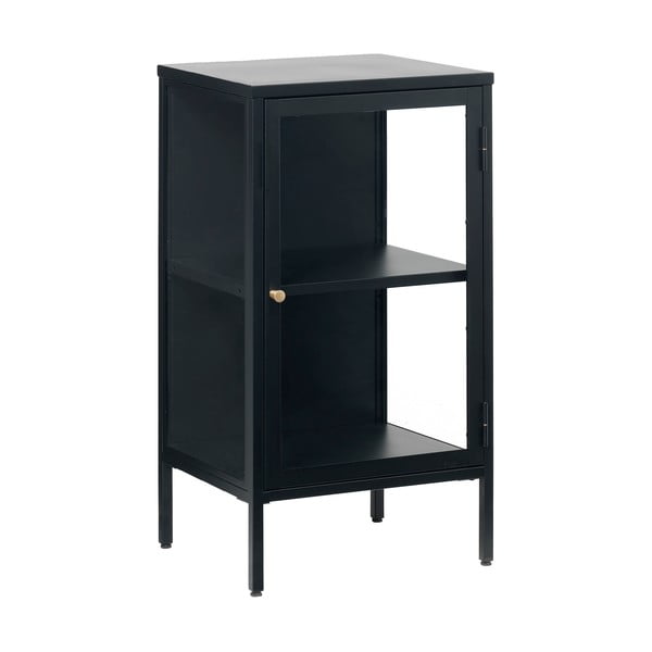 Iš metalo vitrina juodos spalvos 45x85 cm Carmel – Unique Furniture-image-2