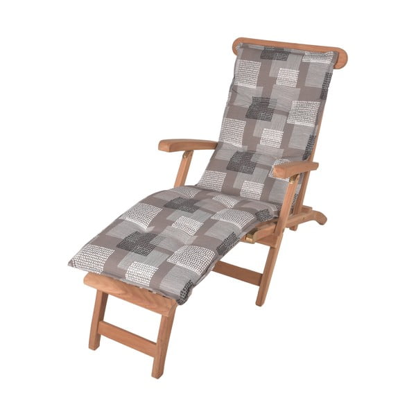 Sodo kėdės paminkštinimas pilkos spalvos šezlongui 52x170 cm Stoke – Sun Garden