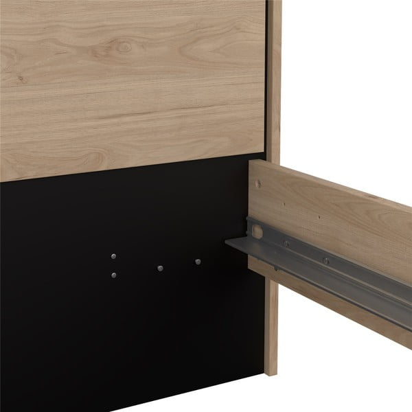 Dvigulė lova natūralios spalvos be grotelių 160x200 cm Ry – Tvilum-image-4