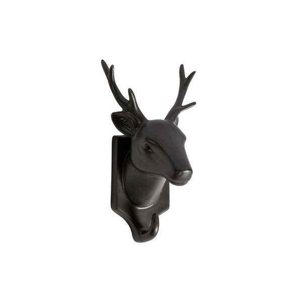 Juodo porceliano pakabinama dekoracija WOOOD Nona Deer-image-1