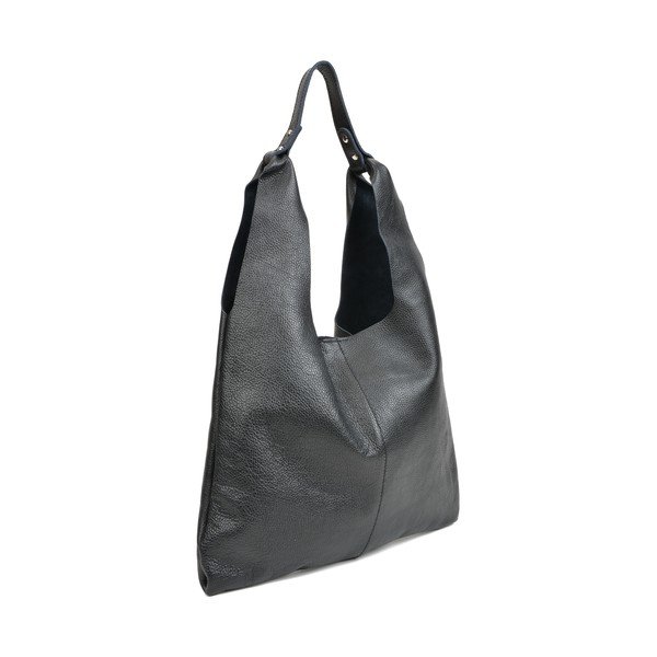 Juoda odinė Sofia Cardoni Hobo rankinė-image-1