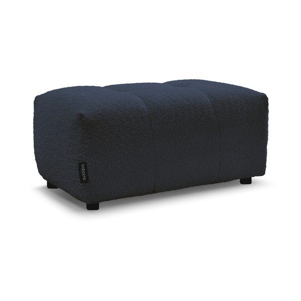 Mėlynos spalvos taburetė iš boucle Roxelane – Bobochic Paris-image-3