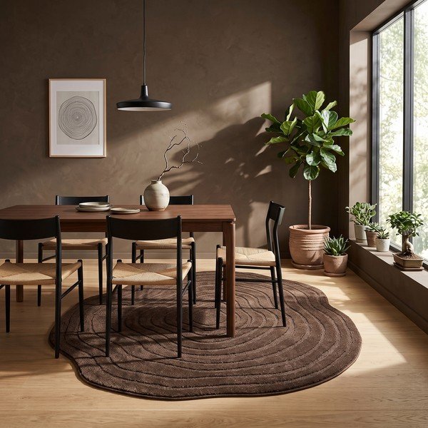 Rudos spalvos kilimas 160x230 cm Pebble – ESTE-image-1