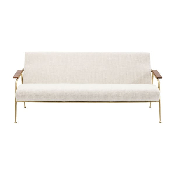 Balta trijų vietų sofa "Kare Design Topogan