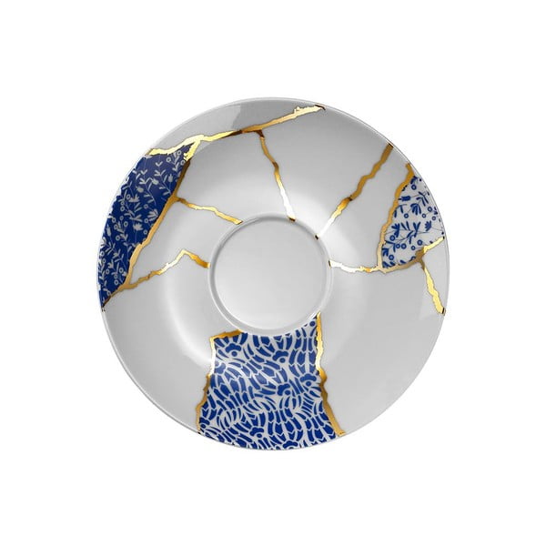 Puodeliai baltos spalvos/mėlynos spalvos iš porceliano  6 vnt. 0.9 l – Hermia-image-3