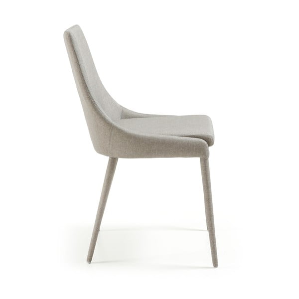 Pilka valgomojo kėdė Kave Home Fabric-image-1