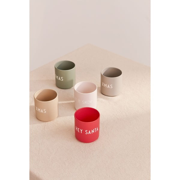 Žalios spalvos dirbtinio porceliano puodelis Design Letters Favourite, 0,25 l-image-2