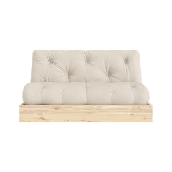 Smėlio spalvos sulankstoma sofa 145 cm Flip – Karup Design