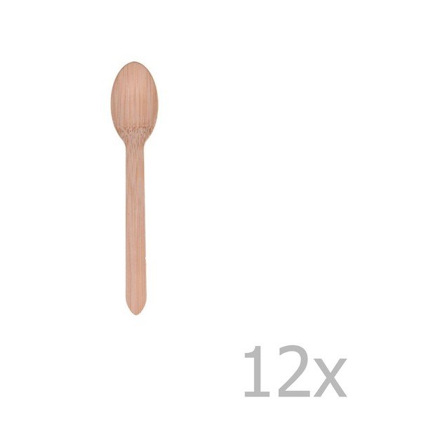 12 bambukinių šaukštų rinkinys "Bambum Ledo-image-1