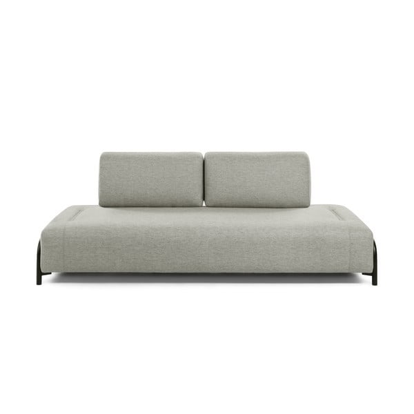 Pilkšvos spalvos sofa su porankiais Kave Home Compo-image-3
