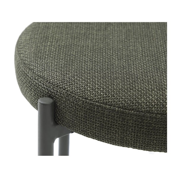 Khaki spalvos iš metalo taburetė Pelican – Unique Furniture-image-2