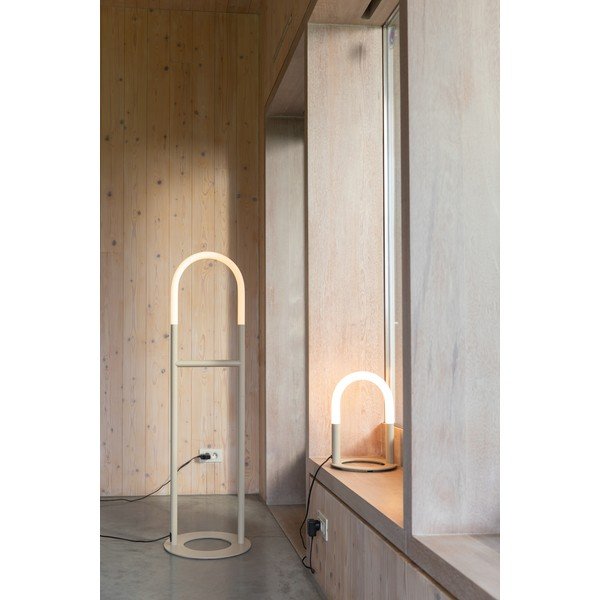 Smėlio spalvos pastatomas šviestuvas LED su pritemdymo funkcija (aukštis 135 cm) Arch – Zuiver-image-1