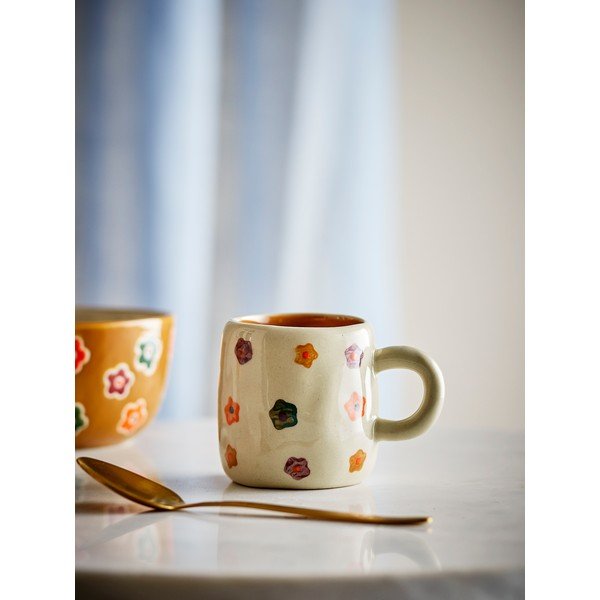 Smėlio spalvos iš akmens masės vaikiškas puodelis 130 ml Addy – Bloomingville Mini-image-1