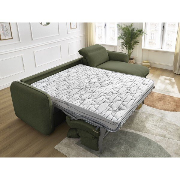 Žalios spalvos kampinė sofa Achille – Bobochic Paris-image-1