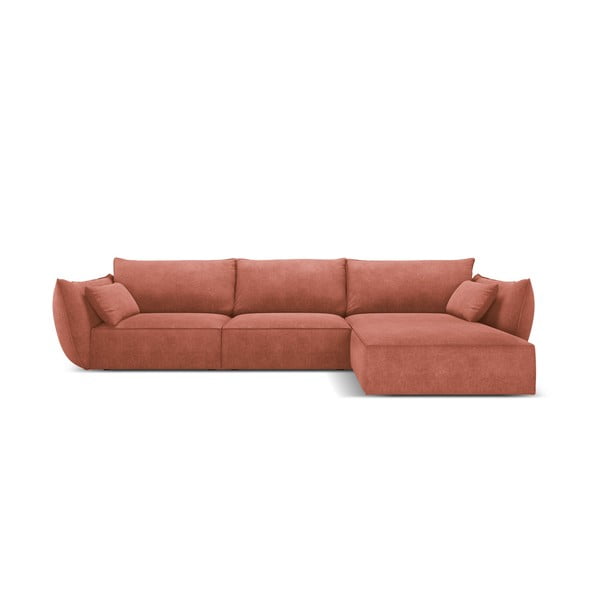 Raudona kampinė sofa (dešinysis kampas) Vanda - Mazzini Sofas