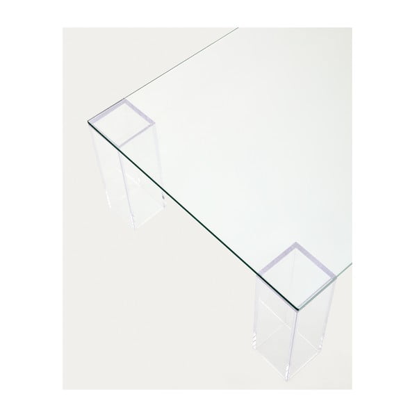 Iš stiklo kavos staliukas 60x140 cm Adularia – Kave Home-image-4