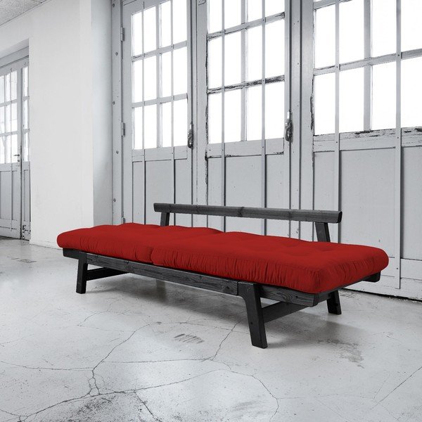 Sofa lova "Karup Step" juoda/raudona-image-3