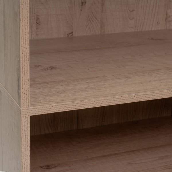 Natūralios spalvos atvira modulinė spinta iš ąžuolo 60x180x45 cm Modular – Casa Selección-image-4