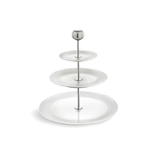 Trijų pakopų balto porceliano stovas Kähler Design Hammershoi Etagere, ⌀ 28 cm