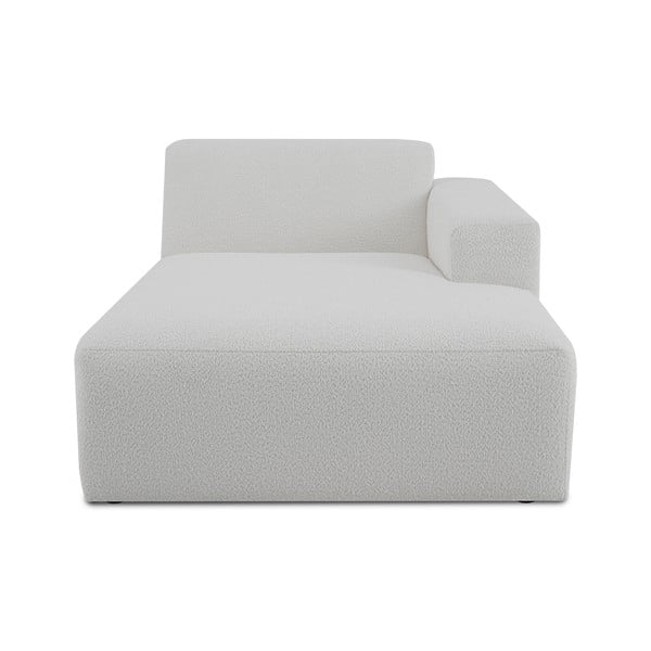 Iš boucle modulinė sofa baltos spalvos (su dešiniuoju kampu) Roxy – Scandic