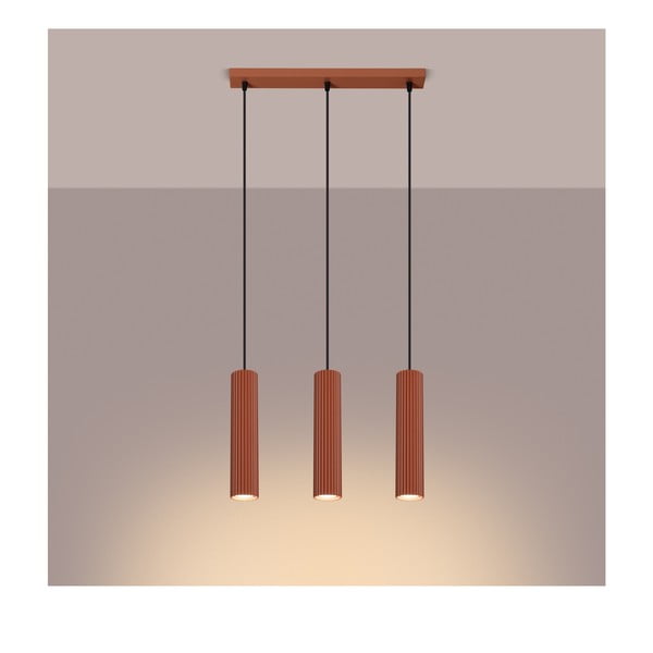 Kabantis šviestuvas raudonos plytų spalvos Gleam – Sollux-image-2