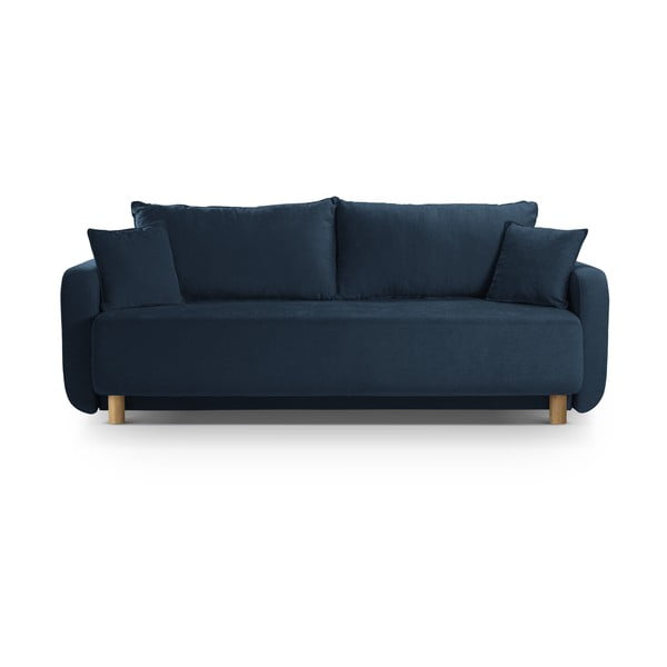 Tamsiai mėlynos spalvos sulankstoma/su sandėliavimo vieta sofa 231 cm Elen – Micadoni 