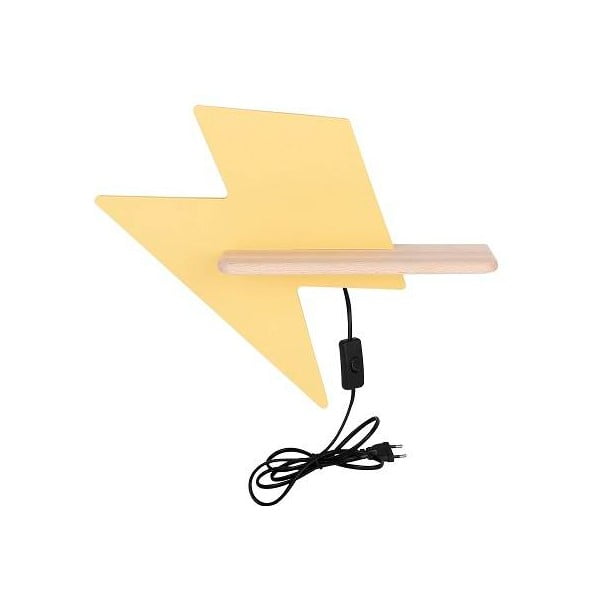 Geltonas vaikiškas šviestuvas Lightning - Candellux Lighting