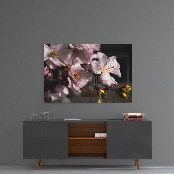 Paveikslas ant stiklo Insigne Flowers II-image-1