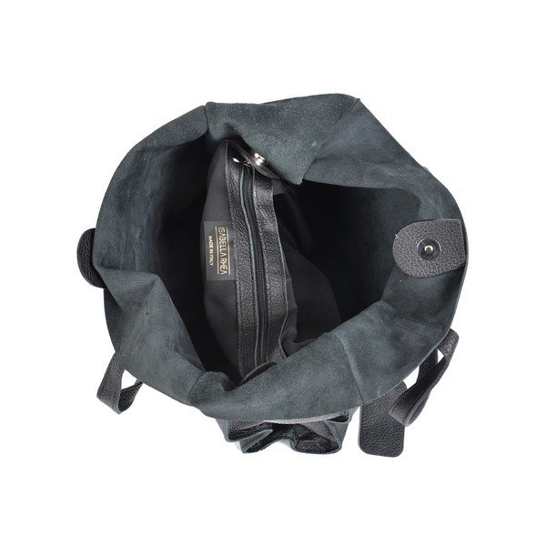 Juoda odinė Isabella Rhea Tote Bag-image-4