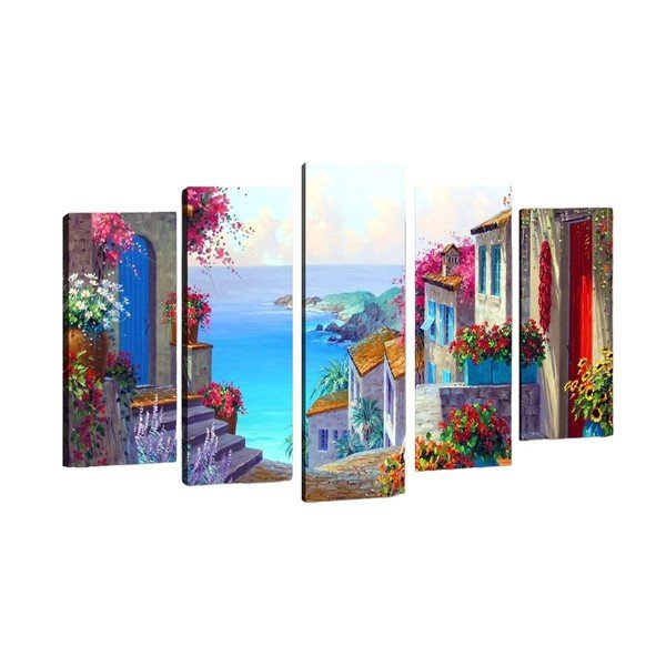 5 paveikslų rinkinys Tablo Center Dolce Vita