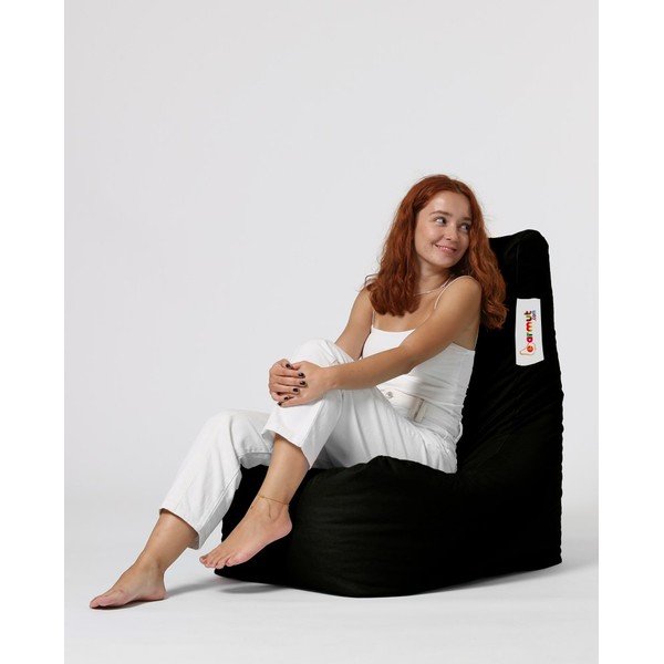 Sodo sėdmaišis juodos spalvos Diamond XXL – Floriane Garden-image-2