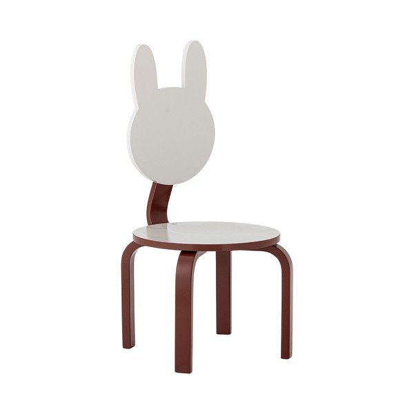 Bordo spalvos/baltos spalvos vaikiška kėdė Liova – Bloomingville Mini
