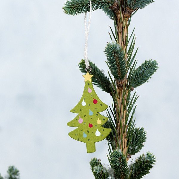 Rex London Tree medinis medžio papuošalas-image-1