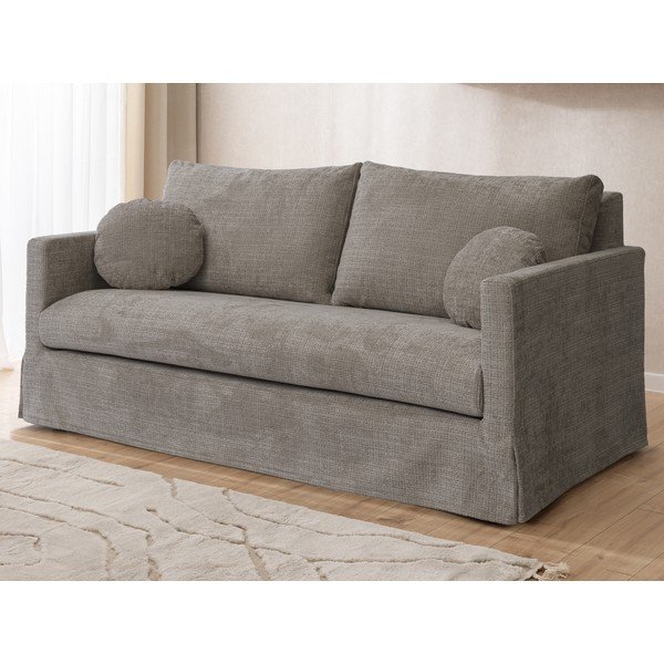 Pilkos spalvos sofa 195 cm Paphos – Ropez-image-2