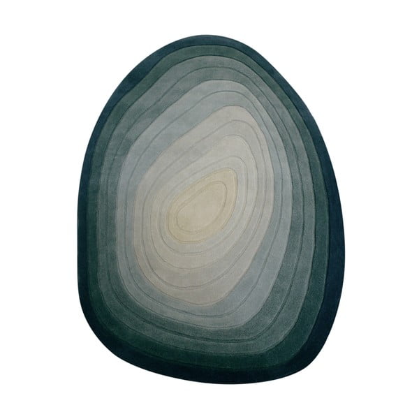 Iš vilnos kilimas mėlynos spalvos 160x230 cm Puddle Ombre Wool – Flair Rugs