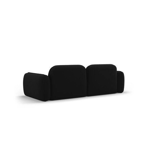 Iš velveto sofa juodos spalvos 230 cm Audrey – Interieurs 86-image-3