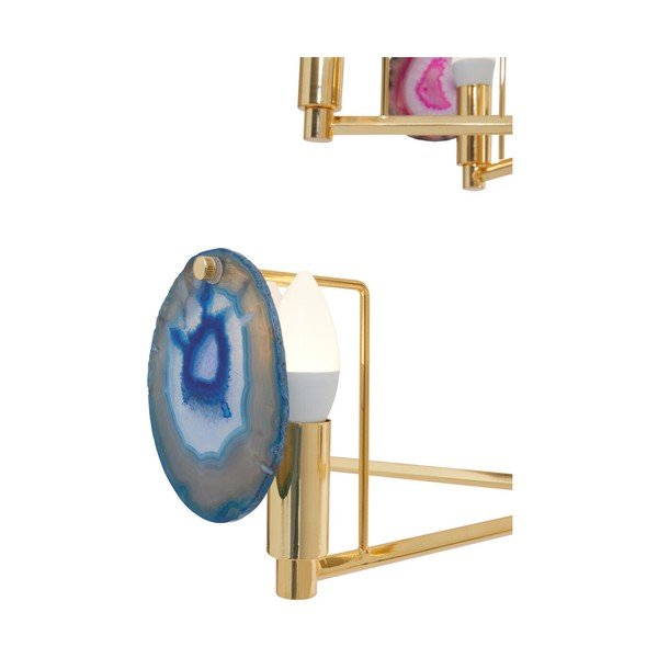 Auksinės spalvos iš metalo kabantis šviestuvas Glamour – Premier Housewares-image-3