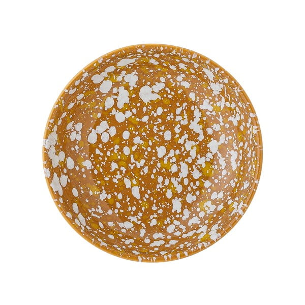 Oranžinės ir baltos spalvos keraminė desertinė lėkštė Bloomingville Carmel, ø 11 cm-image-2