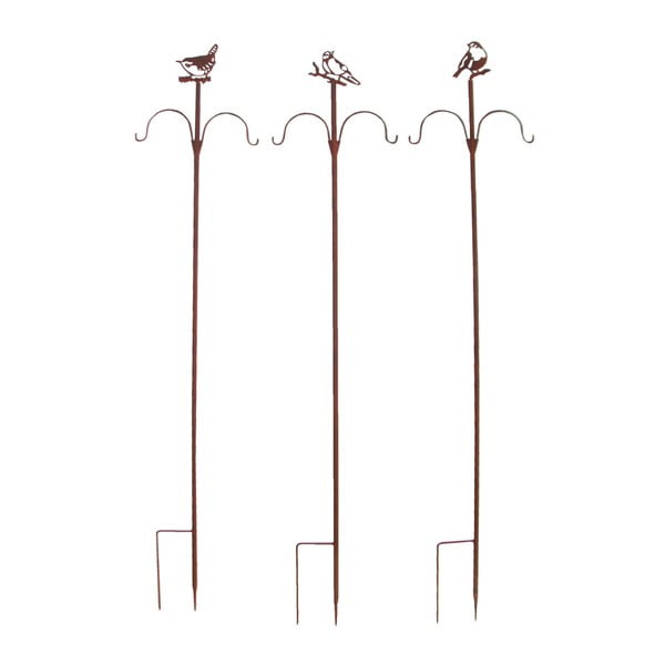3 paukščių lesalo kamštelių rinkinys Esschert Design, aukštis 149 cm