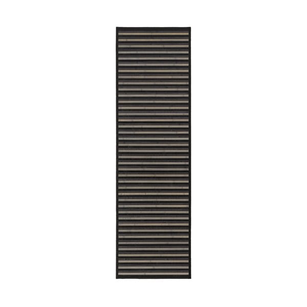Iš bambukinė kilimas pilkos spalvos 60x200 cm – Casa Selección