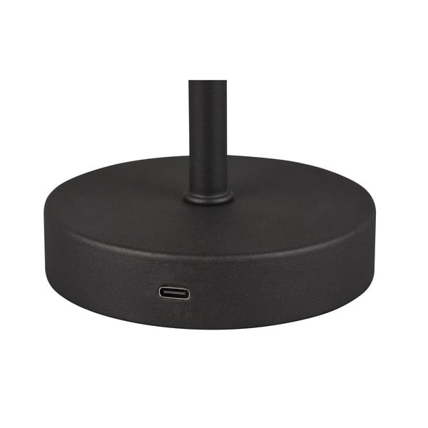 Stalinis šviestuvas matinės juodos spalvos LED su pritemdymo funkcija (aukštis 30 cm) Jeff – Reality-image-4