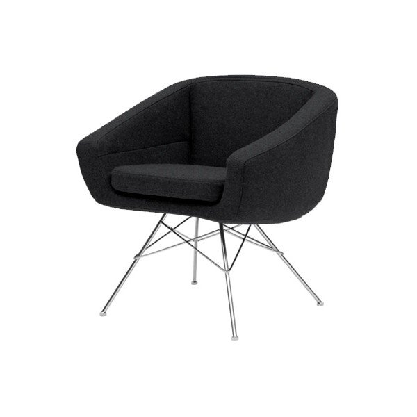 Pilkas fotelis Softline Aiko-image-2