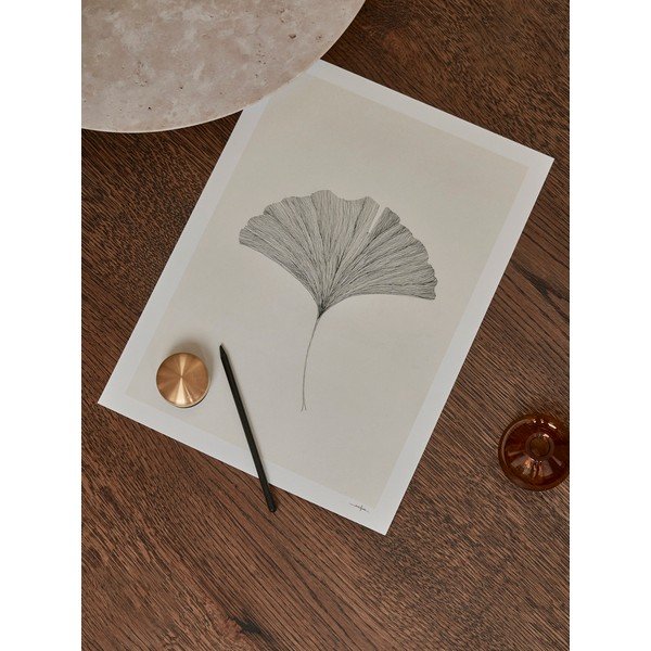 Plakatas 50x70 cm Ginkgo Leaf – Ana Frois – The Poster Club-image-2