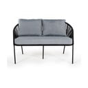 Juoda dvivietė sodo sofa Bonami Selection North