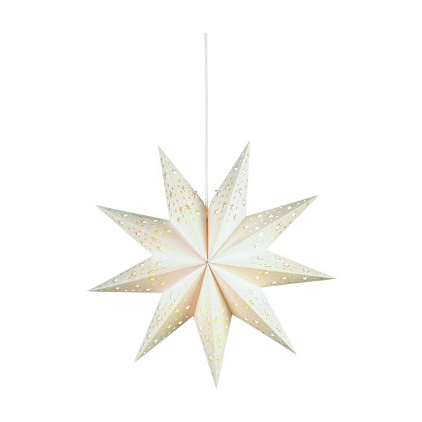 Šviečianti dekoracija baltos spalvos su Kalėdų motyvu ø 45 cm Solvalla – Markslöjd