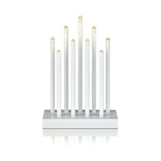 Balta LED žvakidė Markslöjd Viik, aukštis 27 cm