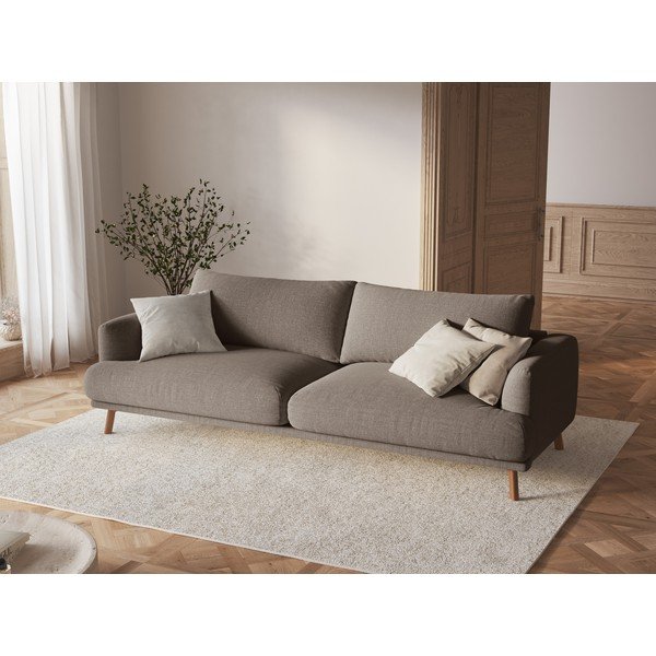 Taupe spalvos sofa 200 cm Naomi – Micadoni -image-1