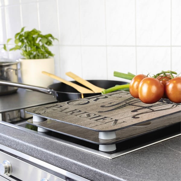 2 stiklinių dangčių rinkinys viryklei Wenko Bistrot, 52 x 30 cm-image-1